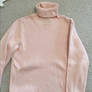 Lauren Ralph Lauren Light Pink Turtleneck Sweater